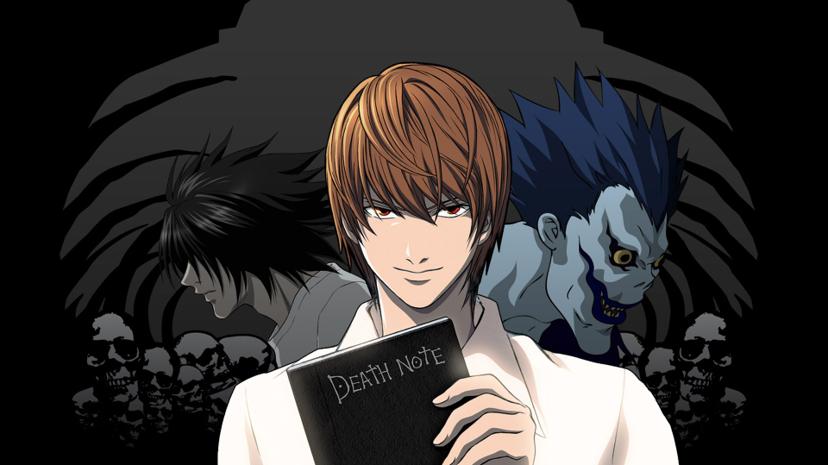 Death Note Light Yagami and Ryuk psychological battle of wits