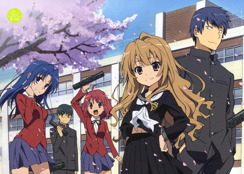Toradora anime classic school romance comedy