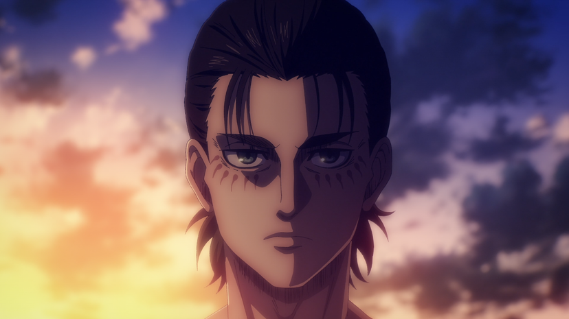 Attack on Titan anime Eren Yeager key visual