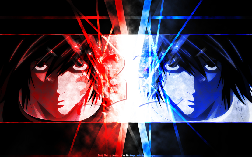Death Note anime Light Yagami and L psychological thriller