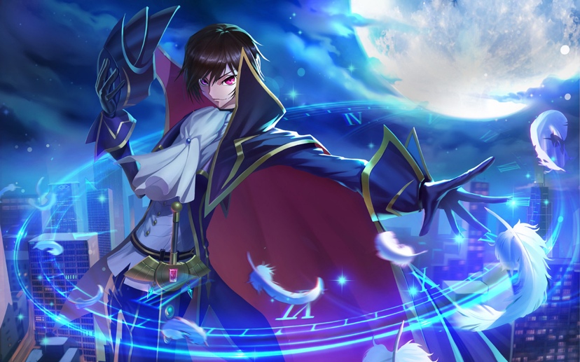 Code Geass Lelouch Lamperouge strategic anime wallpaper 4k