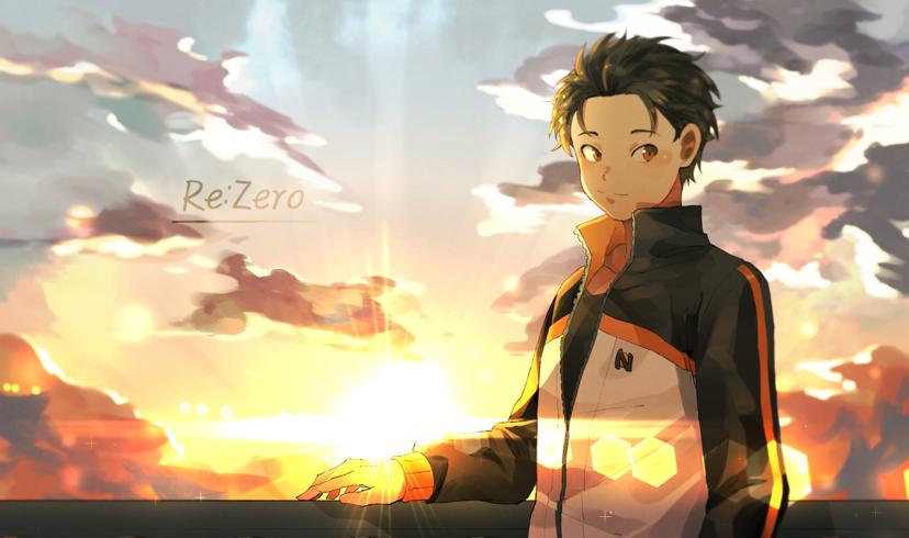 Re Zero anime Subaru key visual